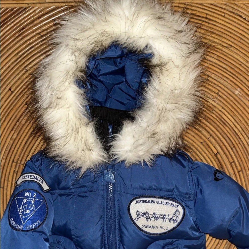 Adorable Appaman Baby Boy’s Warm Artic Parka Jacket, Down Size 12m Blue Exc Cond